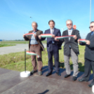 Közlekedési csomópont - világítás átadása: Jánossomorja-Ipari Park - 2014.szeptember 29. hétfő