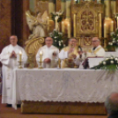 Németh László atya aranymiséje Mosonban