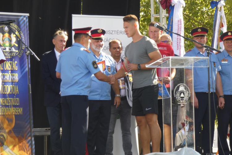 Mosonmagyaróvári az ország legerősebb tűzoltója