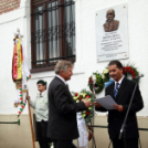 Hőnel Béla emléktábla avatás Mosonmagyaróváron