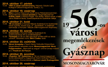 1956-os Városi megemlékezések és Gyásznap