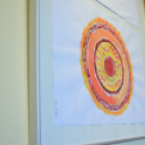 Mandala kiállítás a Huszár Gál Városi Könyvtárban ( Fotó: Patács Judit )