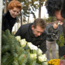 Koszorúzás Tallós Prohászka István sírjánál