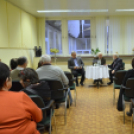 Reisinger Attila: Holtak ideje című könyvének bemutatója a Huszár Gál Városi Könyvtárban ( Fotó: Patács Judit )