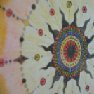 Mandala kiállítás a Huszár Gál Városi Könyvtárban ( Fotó: Patács Judit )