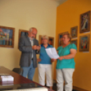 Matusz Péter Pál kiállításának a zárása, nyereménysorsolással (Fotó: Nagy Mária)