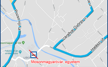 Ideiglenes forgalmi rend változás Mosonmagyaróváron - érvényes: 2018. DECEMBER 31-TŐL 2019. JANUÁR 1-IG