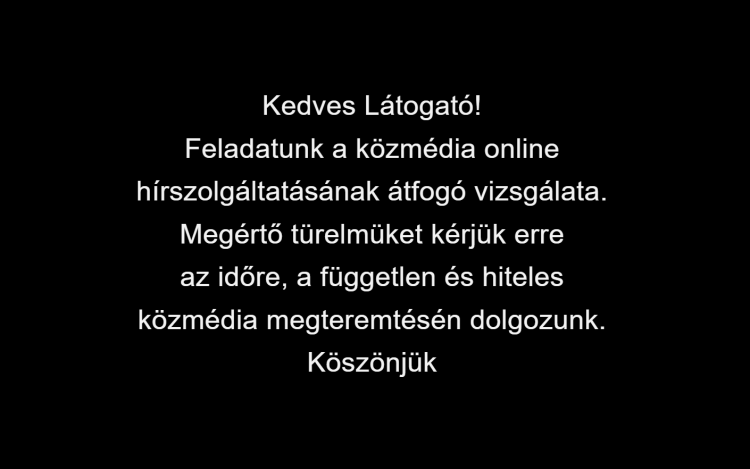 MTVA: a közszolgálati hírszolgáltatás összehangoltan és fokozatosan újraindul a közmédia felületein