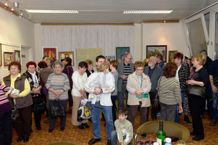 A Szivárvány Kör kiállításának megnyitója (fotó: Horváth Attila)