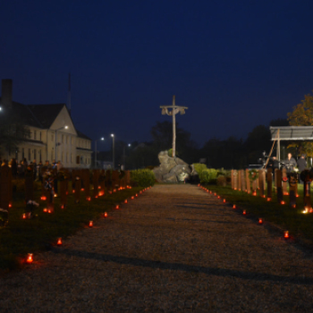 Kegyeleti megemlékezés a Gyásztéren (Fotó: Nagy Mária)