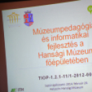 Fejlesztés a Hansági Múzeumban sajtótájékoztató (Fotó: Nagy Mária)