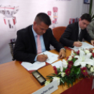 Az első támogatási szerződés a mosonmagyaróvári Sportcsarnokhoz