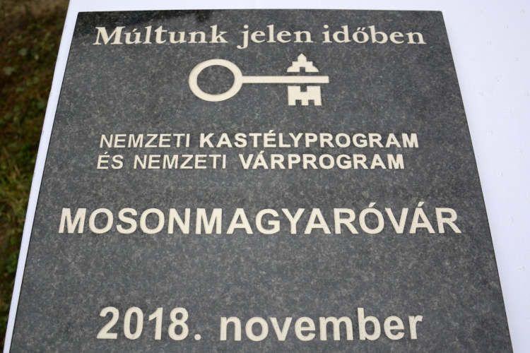 A Nemzeti Kastélyprogram és Nemzeti Várprogram mosonmagyaróvári várat érintő fejlesztései