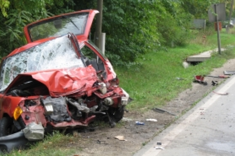 Baleset a 86. számú főúton, Csorna belterületén