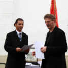 Hőnel Béla emléktábla avatás Mosonmagyaróváron