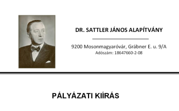 Pályázati felhívás fiatal tehetségek részére