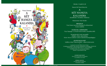 A könyv, amelyben bárki meghangyásodhat…