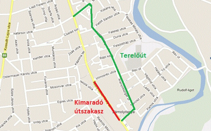 Helyi menetrend értesítés