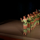 Jótékonysági műsor - Fehér és Máltai Szeretetszolgálat az Éltes iskola javára (Fotó: Horváth Attila)