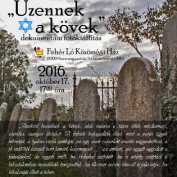 Üzennek a kövek - Dokumentum fotókiállítás megnyitó ünnepsége