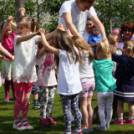 Az Ebuló Kutyaiskola interaktív kutyás bemutatója a Pillangó óvodában (Fotó: Stipkovits Veronika)