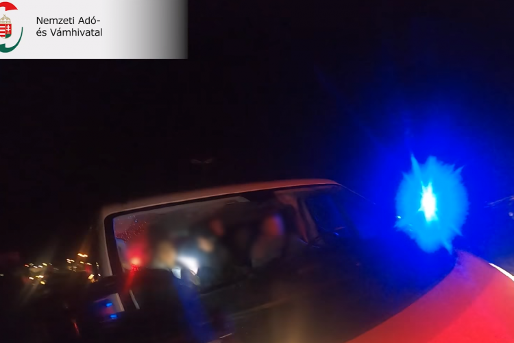 VIDEÓ: Autós üldözés Hegyeshalomban - egy bűnszervezet főnökét fogták el 