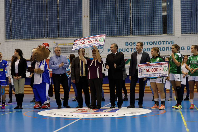 MKCSE VS GYŐRI AUDI ETO KC jótékonysági mérkőzés (Fotó: Horváth Attila)