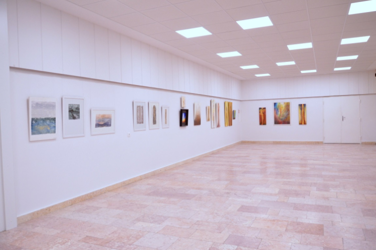 Borbély Károly képzőművész kiállítása a Flesch Károly Kulturális Központban ( Fotó: Patács Judit )