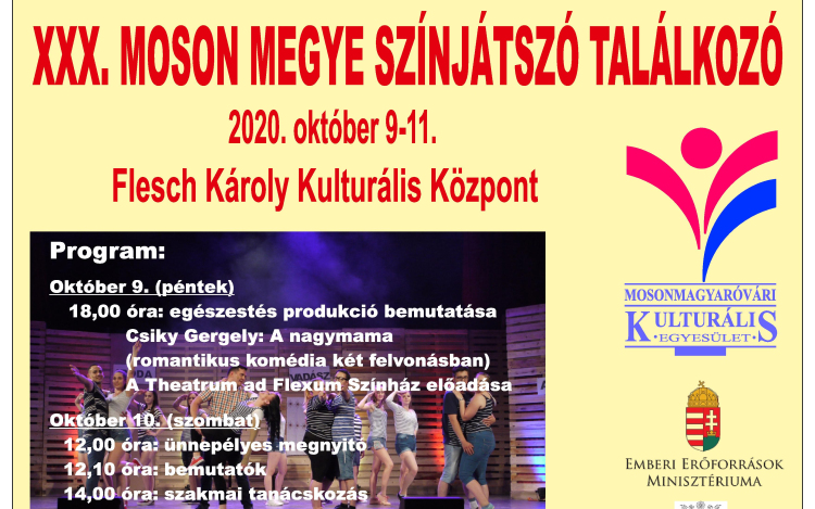 XXX. Moson Megye Színjátszó Találkozó