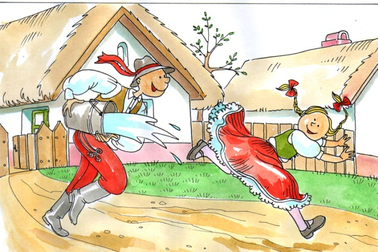 Locsolkodás hétfőn