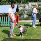 Az Ebuló Kutyaiskola interaktív kutyás bemutatója a Pillangó óvodában (Fotó: Stipkovits Veronika)