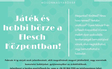 Játék- és hobbibörze a mosonmagyaróvári Flesch Központban
