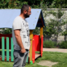 Az Ebuló Kutyaiskola interaktív kutyás bemutatója a Pillangó óvodában (Fotó: Stipkovits Veronika)