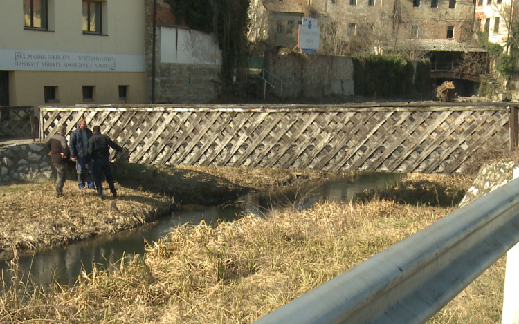 Sétányt építenek a Malom-ági Lajta mentén