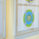 Mandala kiállítás a Huszár Gál Városi Könyvtárban ( Fotó: Patács Judit )