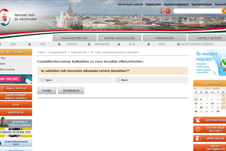 Már elérhető a Családikedvezmény-kalkulátor