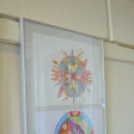 Mandala kiállítás a Huszár Gál Városi Könyvtárban ( Fotó: Patács Judit )