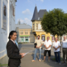 Hőnel Béla megemlékezés a Postapalota épületénél