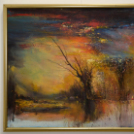 Varga György festő- és iparművész Megfestett idő című kiállítása