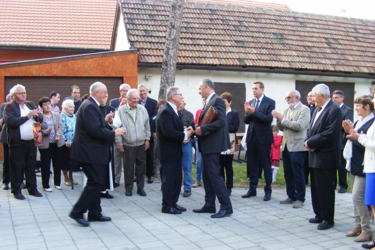 Németh László atya aranymiséje Mosonban