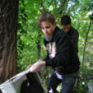 Szemétszedés a Kiserdőben (Fotó: Nagy Mária)