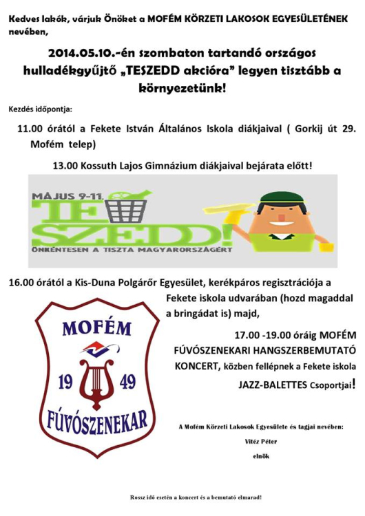 TESZEDD akció Mosonmagyaróváron