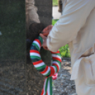 Költészet napi koszorúzás a József Attila szobornál (Fotó: Nagy Mária)