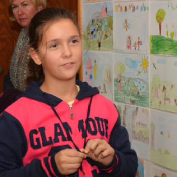 Rajzpályázat megnyitó és eredményhirdetés (Fotó: Nagy Mária)