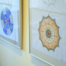 Mandala kiállítás a Huszár Gál Városi Könyvtárban ( Fotó: Patács Judit )