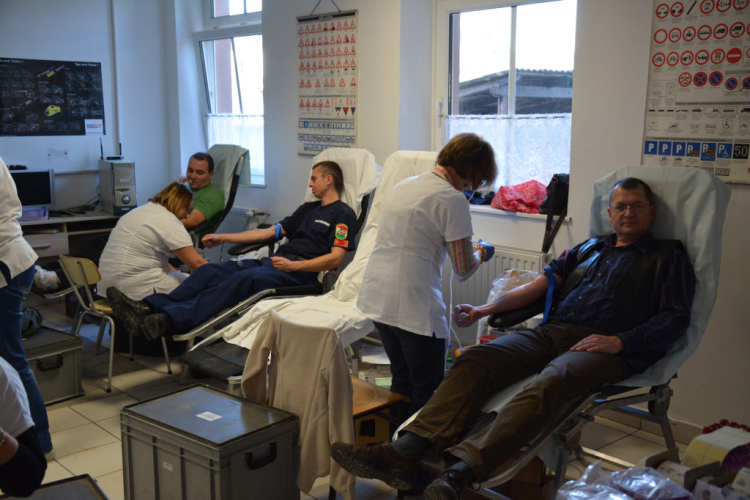 Tűzoltóság nyílt nap - Véradás (Fotó: Nagy Mária)