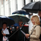 Hőnel Béla emléktábla avatás Mosonmagyaróváron