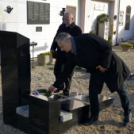 Megemlékezés és koszorúzás Dr. Sattler János sírjánál