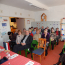 A Mosonmagyaróvári Tanoda ünnepélyes projektnyitó rendezvényére a Családok Átmeneti Otthonában.