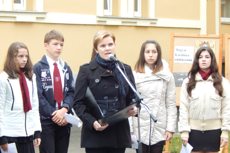 Magyar Katalinra emlékeztek a Bolyai Iskolában